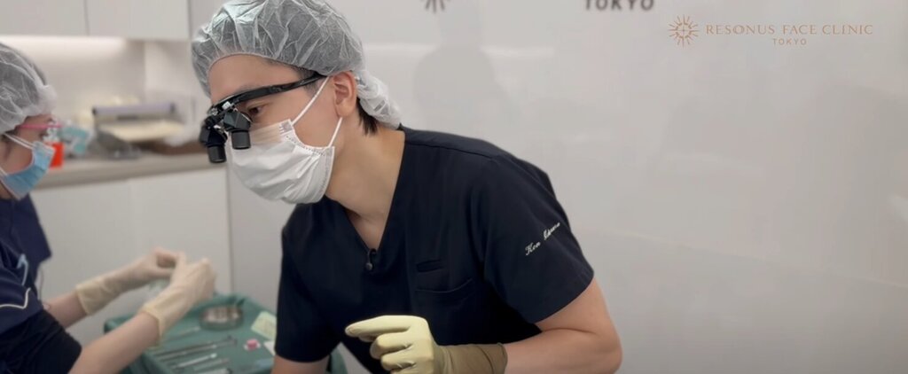 自然な若返り　施術