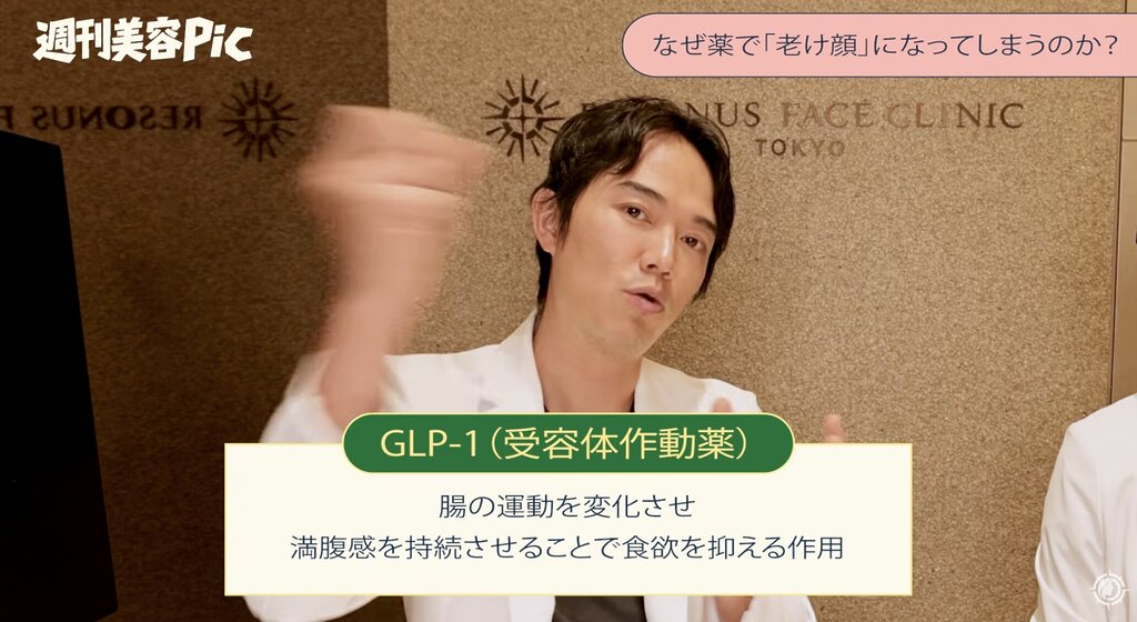GLP-1薬は、腸の蠕動運動を抑制することで満腹感を持続させる薬